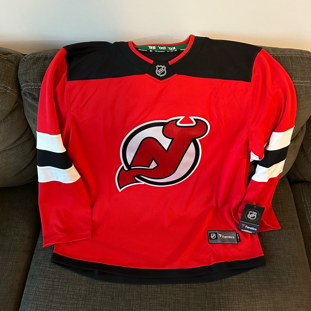 Fanatics Authentic New Jersey Devils Breakaway Hockey Home Jersey Men’s Sz: XL - Picture 1 of 6